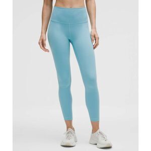 NWT lululemon Wunder Train High-Rise Tight 25" Washed Blue Size 8